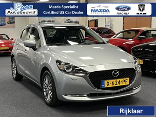 Hoofdafbeelding Mazda 2 Mazda 2 1.5i SkyActiv-G Luxury 90PK Leder Navi DAB+ Apple CarPlay PDC