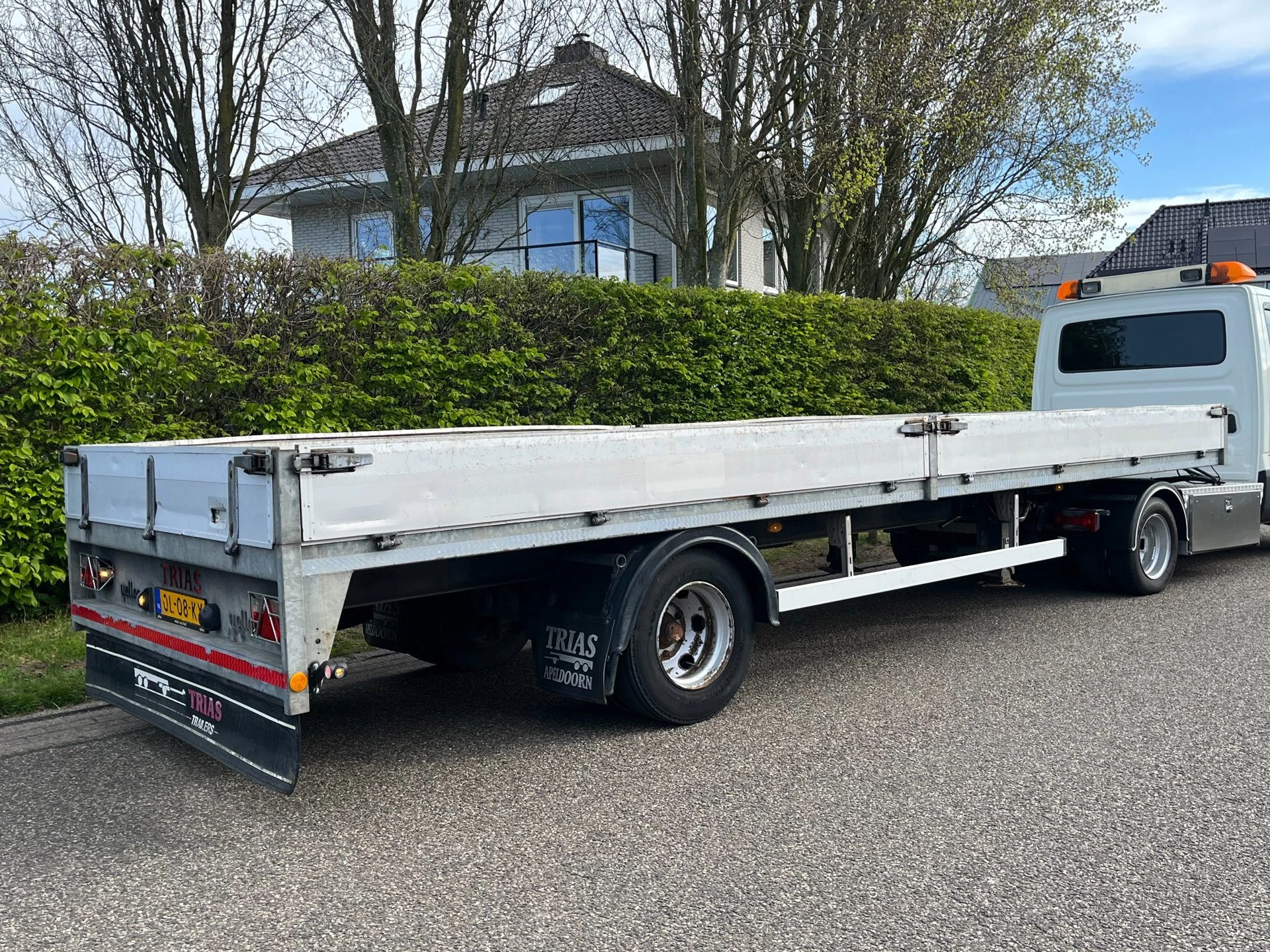 Hoofdafbeelding Trias BE Oplegger | 7T vlakke oplegger 