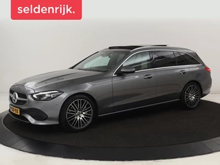 Mercedes-Benz C-klasse 200 Launch Edition Luxury Line | Panoramadak |  Trekhaak | Leder | Stoelverwarming | Carplay | Camera | Sfeerverlichting | Navigatie | 18'' | Getint glas