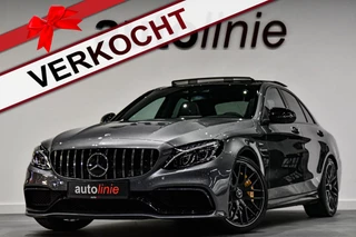 Mercedes-Benz C-klasse C 63 s AMG, Keramisch, Schaal, Carbon, HUD, 360, ACC, Pano, IWC, Burm, Keyless, Full!