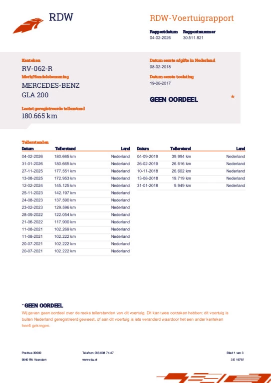 Hoofdafbeelding Mercedes-Benz GLA