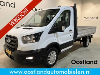 Ford Transit 2.0 TDCI L2 AWD 4X4 170 PK Open Laadbak / Euro 6 / Airco / Cruise Control / Trekhaak / Camera / 3-Zits / 20.000 KM !!