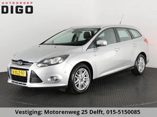 Ford Focus Wagon 125 PK SILVERLINE NAVI. DISTRIBUTIE RECENT NL AUTO, DEALER OH. TREKHAAK. CLIMA. CRUISE ETC