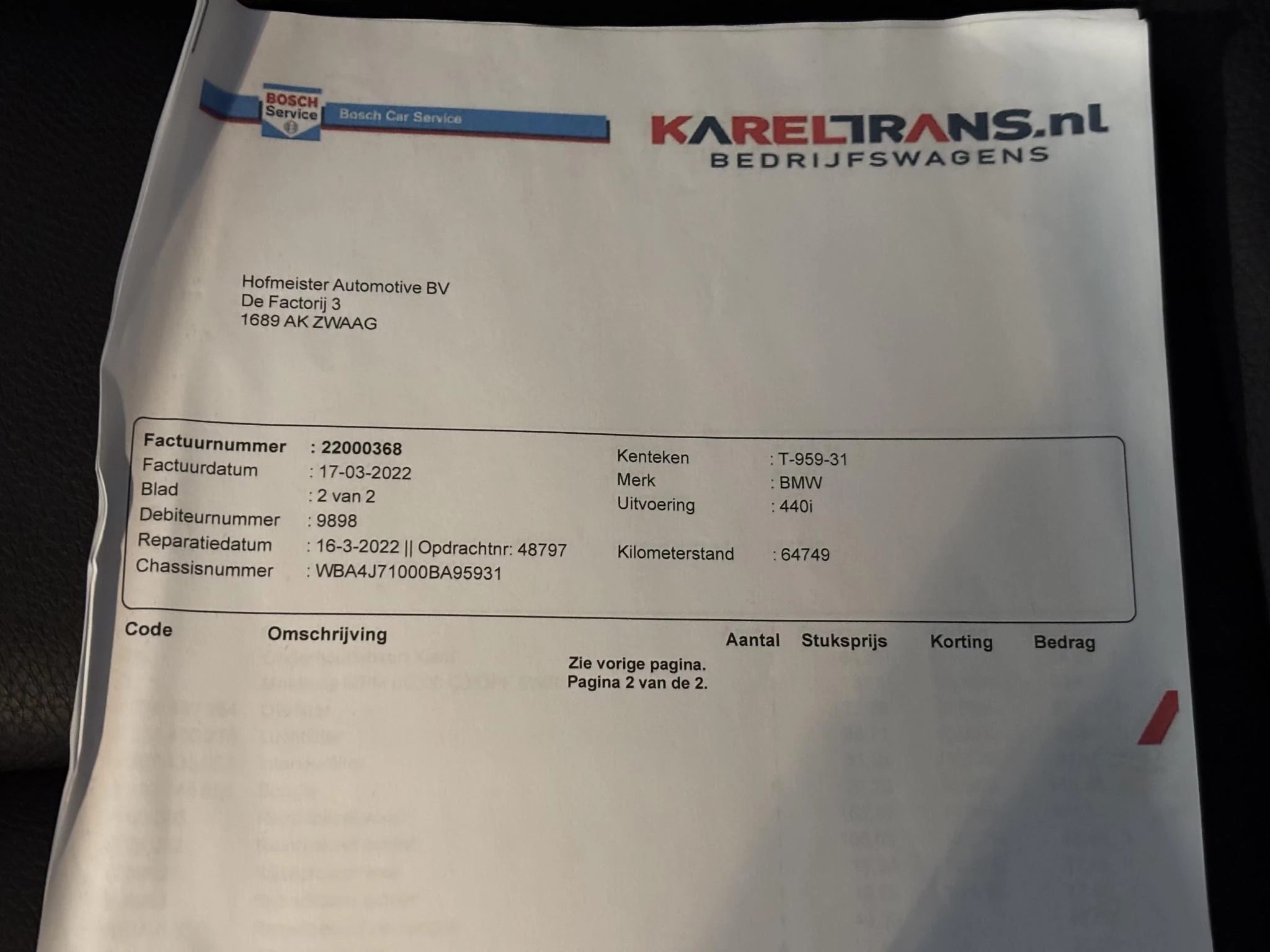 Hoofdafbeelding BMW 4 Serie