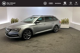 Skoda Superb Combi 1.4 TSI 218pk DSG iV Sportline Business | Trekhaak Zwenkbaar, 360 Graden Camera, 19" LM Velgen |