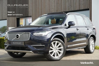 Volvo XC90 2.0 T8 Twin Engine AWD Inscription - Dealer onderhouden - Stoelventilatie en verwarming - Semi elektrische trekhaak - Panoramisch schuif/kanteldak - Cruise Control - 4-zone climate control - Head-Up display - Standkachel -