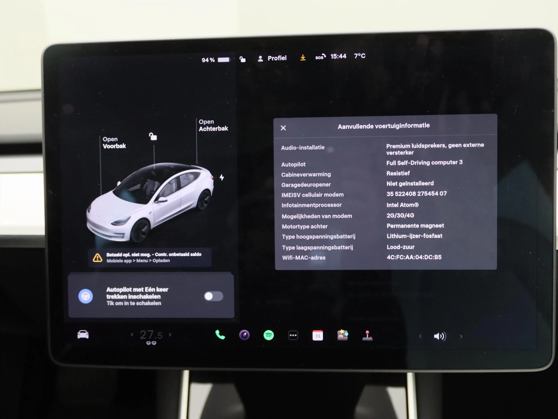 Hoofdafbeelding Tesla Model 3