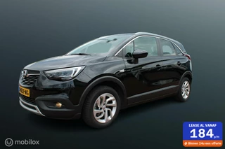 Opel Crossland X 1.2 Turbo 110 PK Innovation, Trekhaak, Pdc voor/achter + Camera 360, Full led, Cruise, App connect, Clima, Navi, Donker glas, Dodehoek detectie, 16 Inch Lmv.