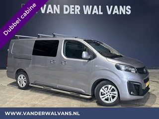 Opel Vivaro 2.0 CDTI 177pk Automaat L3H1 Dubbele Cabine Euro6 Airco | 5-Zits | Navigatie | LM velgen cruisecontrol, trekhaak, parkeersensoren, apple carplay, android auto, head up display