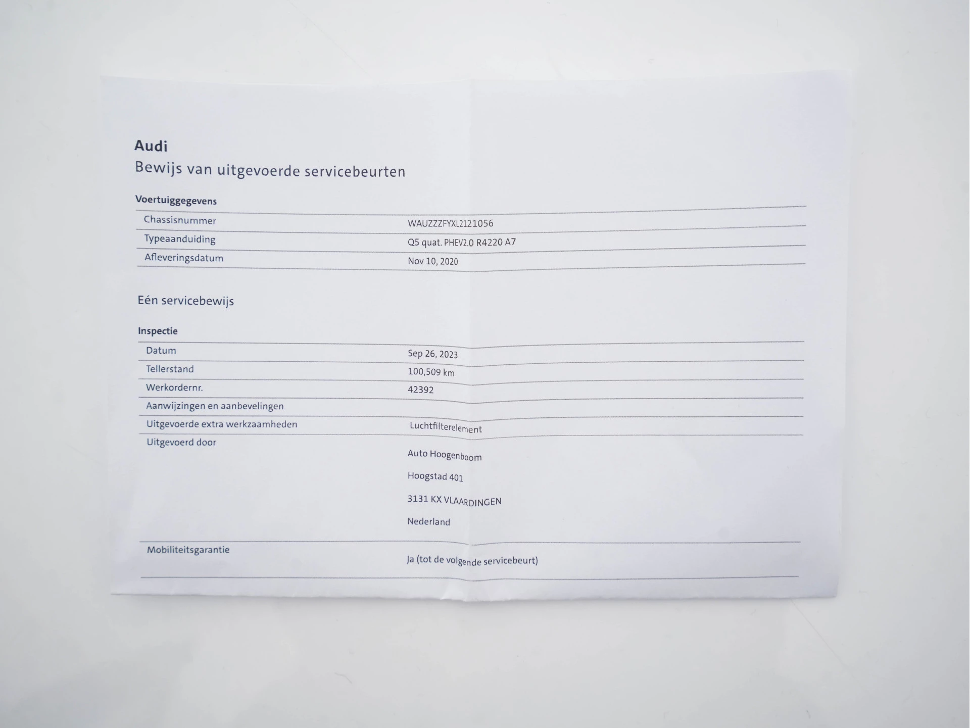 Hoofdafbeelding Audi Q5