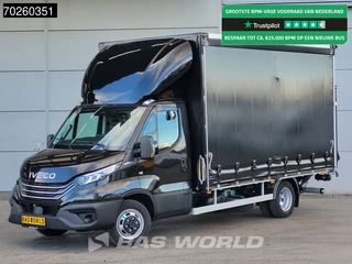 Hoofdafbeelding Iveco Daily Iveco Daily 35C21 3.0L 210PK Automaat Schuifzeilen Laadklep ACC LED CarPlay Euro6 Schuifzeil Zeilen Koffer Meubelbak Bakwagen 22m3 Airco