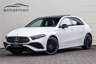 Hoofdafbeelding Mercedes-Benz A-Klasse Mercedes-Benz A-Klasse 250 e AMG Line Facelift, Nightpack, Pano, Widescreen, 18" Hybrid