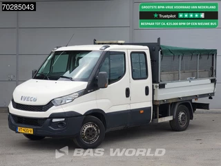 Iveco Daily 35S11 Open Laadbak met Kist Dubbel Cabine 3,5t Trekhaak Airco Pickup Pritsche Open Box Airco Trekhaak