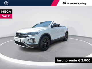 Volkswagen T-Roc Cabrio Style 1.0 115 pk Cabriolet 6 versn. Hand · Black style pakket · Comfort pakket · Multimedia pakket · MEGA SALE