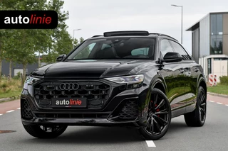 Hoofdafbeelding Audi Q8 Audi Q8 60 TFSI e quattro Pro Line S Competition. BTW, RS Zetels, Pano, HUD, Laser, B&O, 360 3D, Trekh, Memory, ACC, Keyless, 23"!