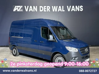Mercedes-Benz Sprinter 214 CDI 143pk 9G-Tronic Automaat L2H2 Euro6 Airco | Camera | Navigatie | Apple Carplay | Chauffeursstoel Adaptieve Cruisecontrol, Android Auto, Stoelverwarming, Verwarmde Voorruit, 270 Graden Achterdeuren, Bijrijdersbank