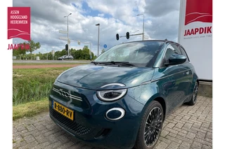 Fiat 500 Cabrio La Prima 42 kWh Nieuw Binnen! CAMERA / PDC / APPLE & ANDROID / LMV / LEDER