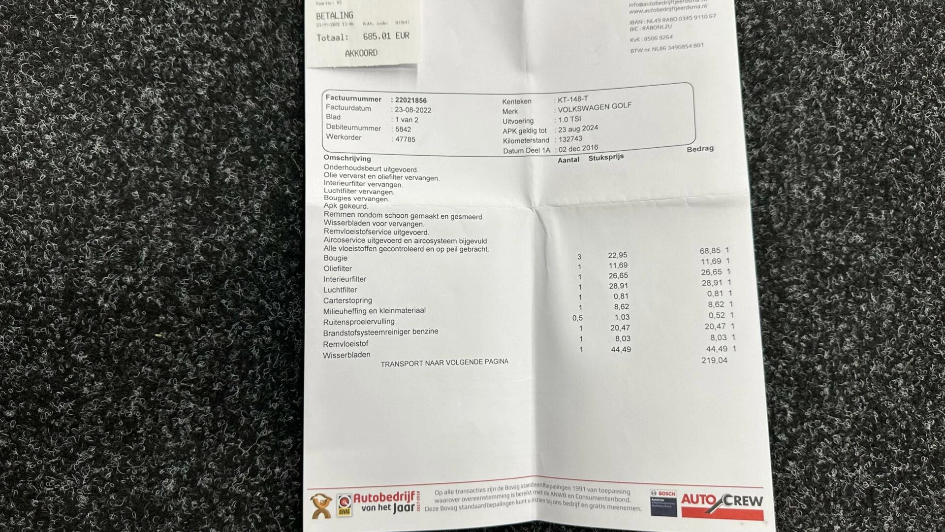 Hoofdafbeelding Volkswagen Golf