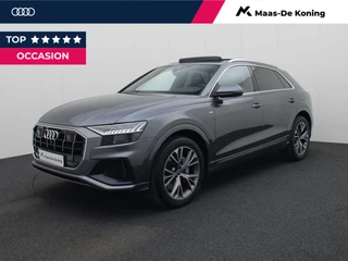 Hoofdafbeelding Audi Q8 Audi Q8 55 TFSIe 280kW/381PK quattro S Line · Panoramadak · Luchtvering · Head up display · Trekhaak · TOPDEAL