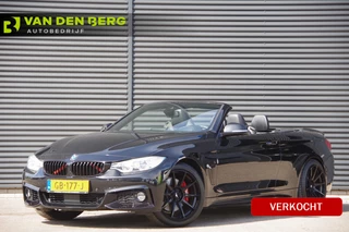 BMW 4-serie Cabrio 435i High Executive M-SPORT, AUT. LED, LEDER, MEMORY, ACC, KEYLESS, HUD, NEK/STUUR/STOELVERWARMING, CAMERA,NAVI