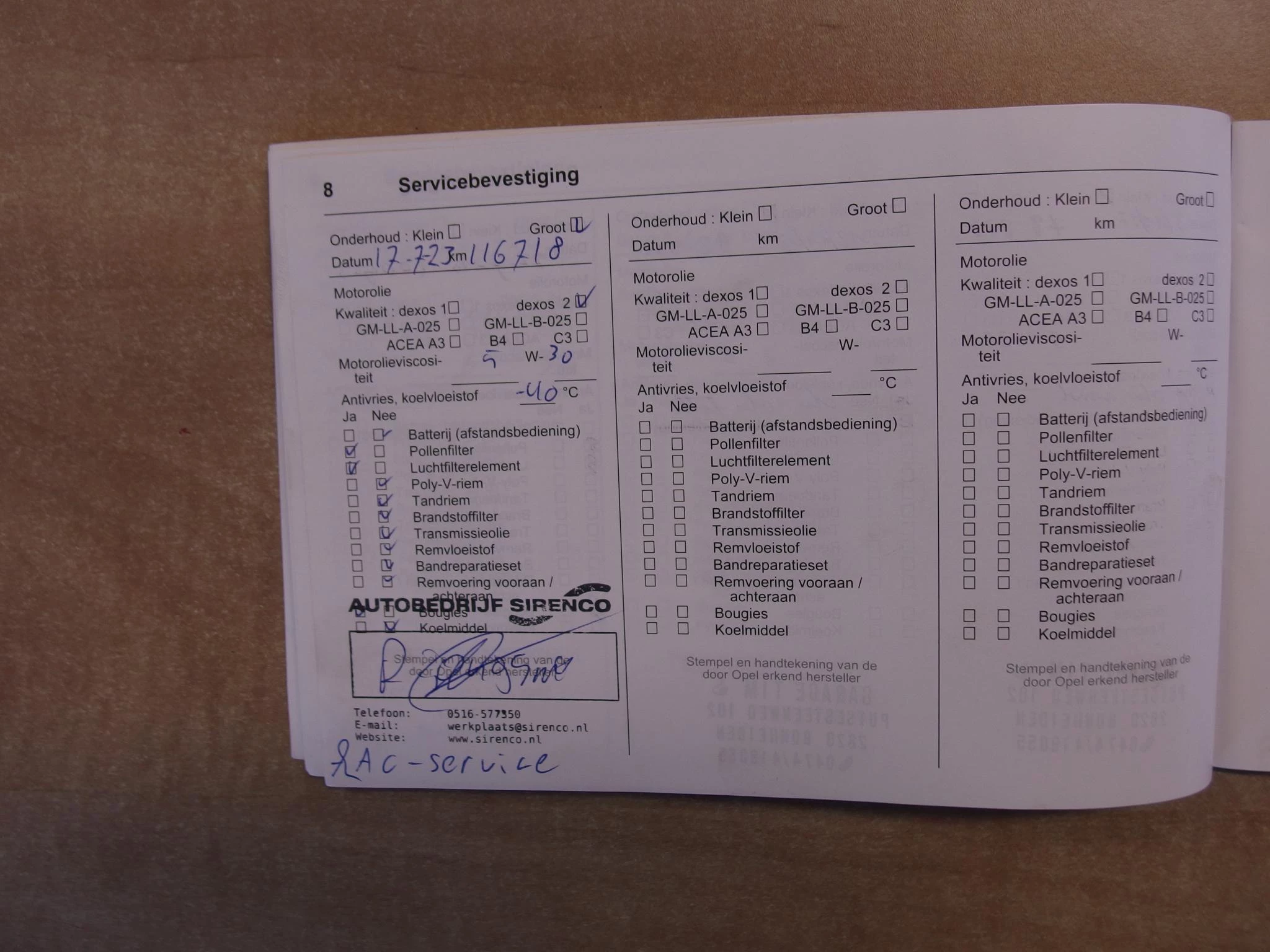 Hoofdafbeelding Opel Zafira