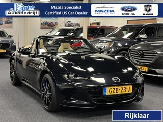 Hoofdafbeelding Mazda MX-5 Mazda MX-5 ND Roadster 2.0 SkyActiv-G 184 Kazari Bose Leder Camera PDC Apple CarPlay