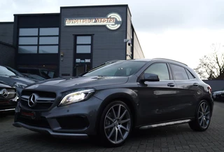 Mercedes-Benz GLA-klasse AMG 45 4MATIC | AMG Kuipstoelen | Leder/Alcantara | Stoelverwarming | Clima | 100% onderhouden |