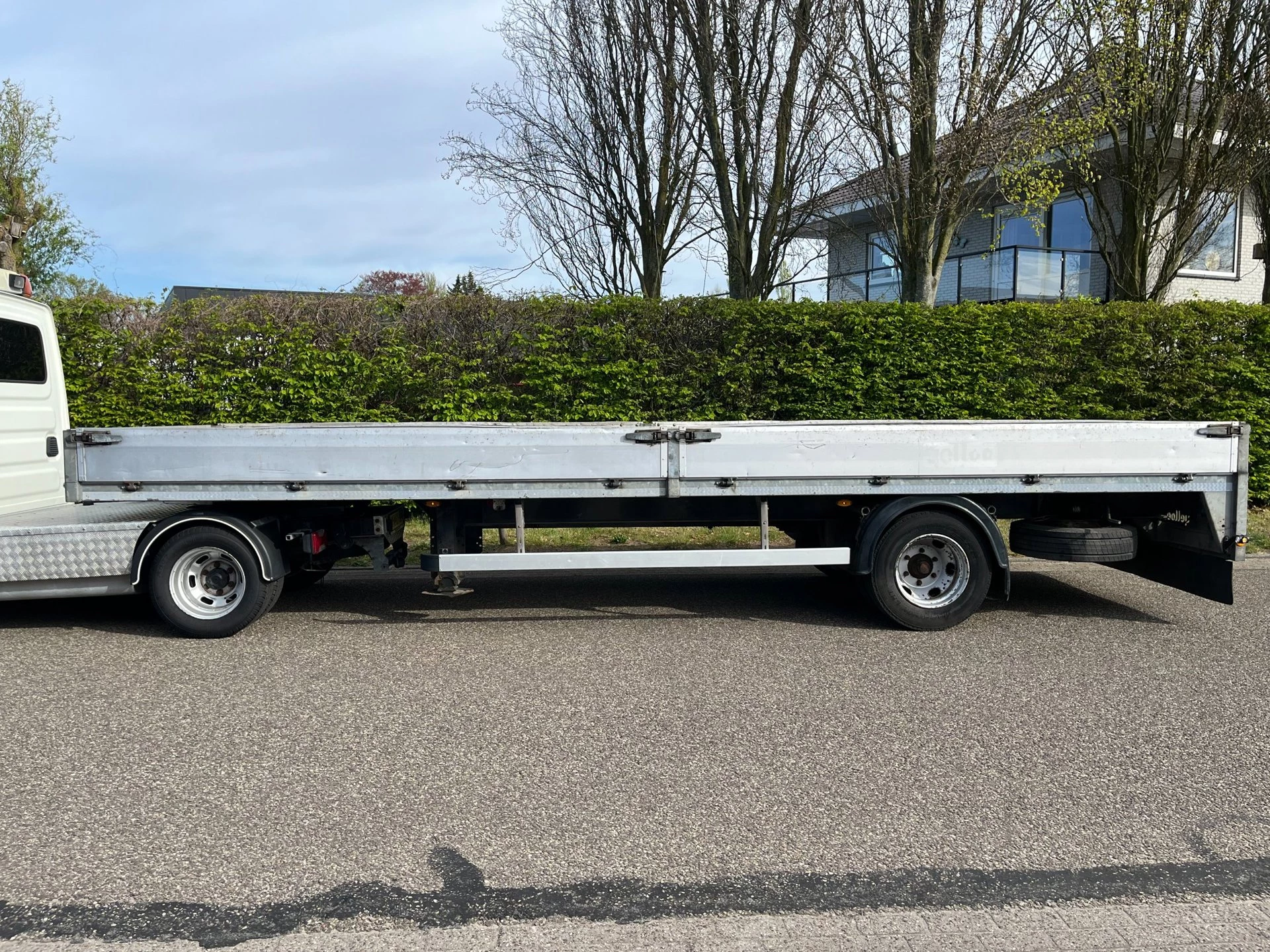 Hoofdafbeelding Trias BE Oplegger | 7T vlakke oplegger 