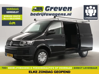 Volkswagen Transporter 2.0 TDI L1H1 140PK Airco PDC 2xSchuifdeur 3 Persoons Imperiaal Elektrpakket Trekhaak