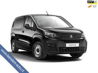 Peugeot Partner BENZINE! L2H1 1.2 PureTech 110PK Premium Long, Airco, CruiseControl, Kleur Zwart, Trekhaak, RIJKLAARPRIJS!