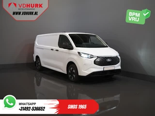 Ford E-Transit Custom 65 kWh L2 330 km WLTP LED/ Standkachel/ Snellader/ 2.3t Trekverm./ Carplay/ Climate/ Camera/ PDC/ Cruise