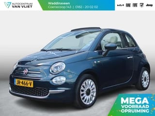 Fiat 500 C TwinAir Turbo Lounge | Pack Business | Clima | Navi | PDC | Beige Dak