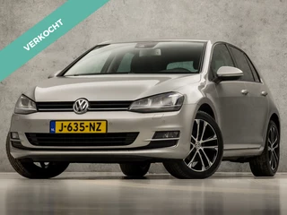Volkswagen Golf 1.2 TSI Sportline Automaat (APPLE CARPLAY, NAVIGATIE, CLIMATE, XENON, STOELVERWARMING, LM VELGEN, SPORTSTOELEN, GETINT GLAS, PARKEERSENSOREN, LEDER STUURWIEL, NIEUWSTAAT)