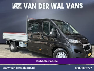 Peugeot Boxer 2.2 Blue HDi 140 pk Pick up 7 Persoons Dubbele cabine open laadbak Euro6 Airco | 7-Zits | 3000kg trekvermogen