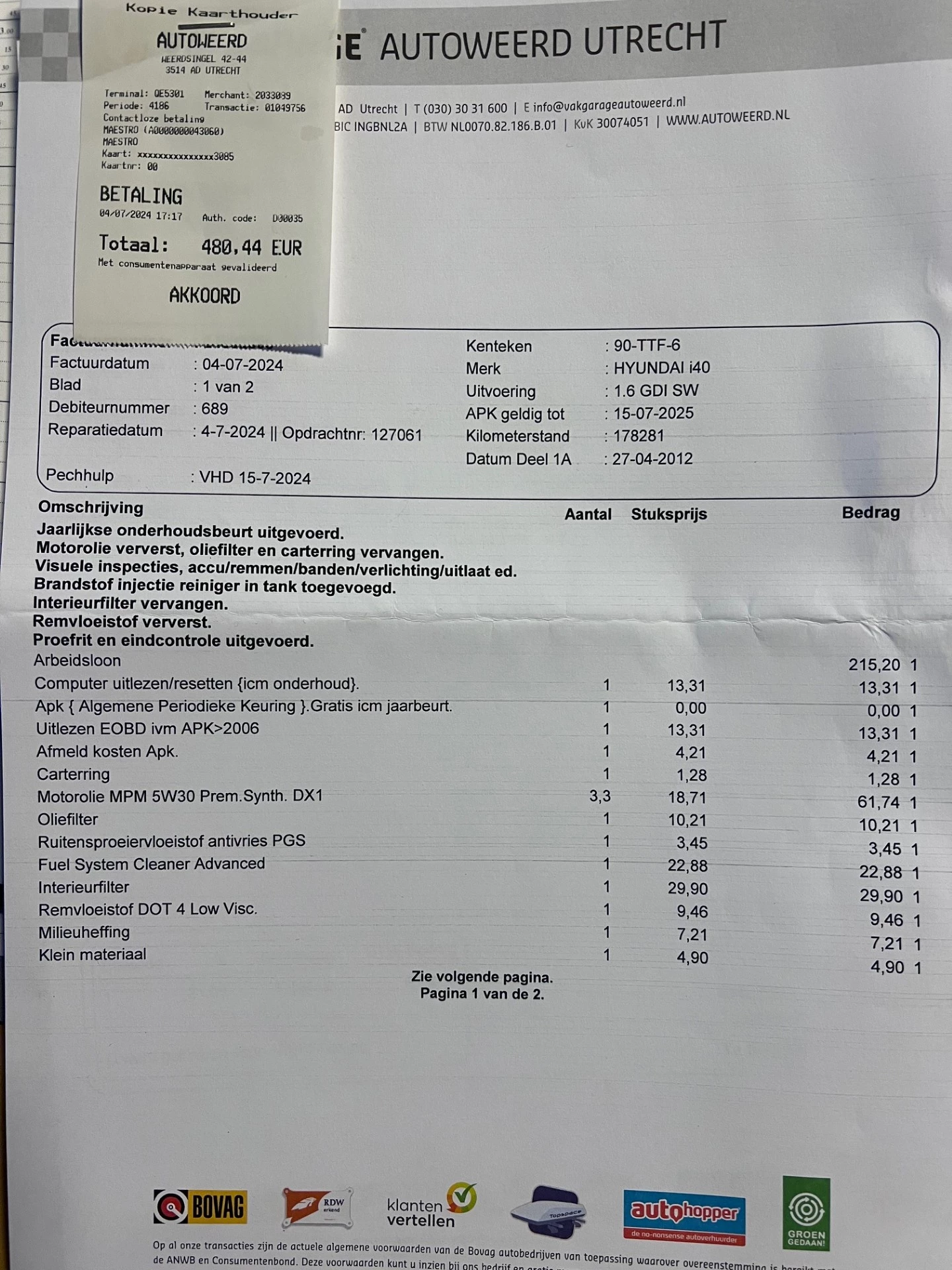 Hoofdafbeelding Hyundai i40