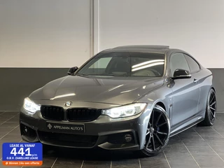 Hoofdafbeelding BMW 4 Serie BMW 4-serie Coupé 435i xDrive High Executive | Vossen | HUD | Schuifdak | H&K | M-Sport |