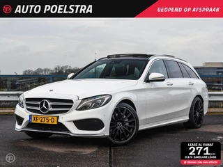 Mercedes-Benz C-klasse Estate 220 CDI AMG Panoramadak Distronic Burmester Trekhaak Sfeerverlichting LED Leder Stoelverwarming