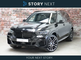 BMW X5 xDrive45e High Executive M Sport Pakket Automaat / Trekhaak / Driving Assistant Plus / Stoelventilatie / Panoramadak / Head-Up Display / Laser Light / Niveauregeling / Live Cockpit Professional / Stoelmassage / Achteruitrijcamera / Comfort Access / Hifi / Shadow Line / 22 Inch