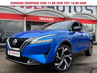 Nissan QASHQAI 1.3 MHEV XTRONIC 158PK TEKNA+ BOSE LEER PANO-DAK NAVI CAMERA CARPLAY MEMORY