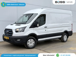 Ford E-Transit 350 68kWh 317km WLTP L2H2 Cruise control Climate control Carplay Snelladen Laadkabel Parkeersensoren