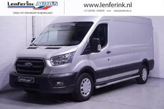 Ford Transit 2.0 TDCI 130 pk L3H2 Trend Navi, Camera Trekhaak 2.500 kg, Sidebars, Cruise Control, NAP, 1e Eig., 3-Zits