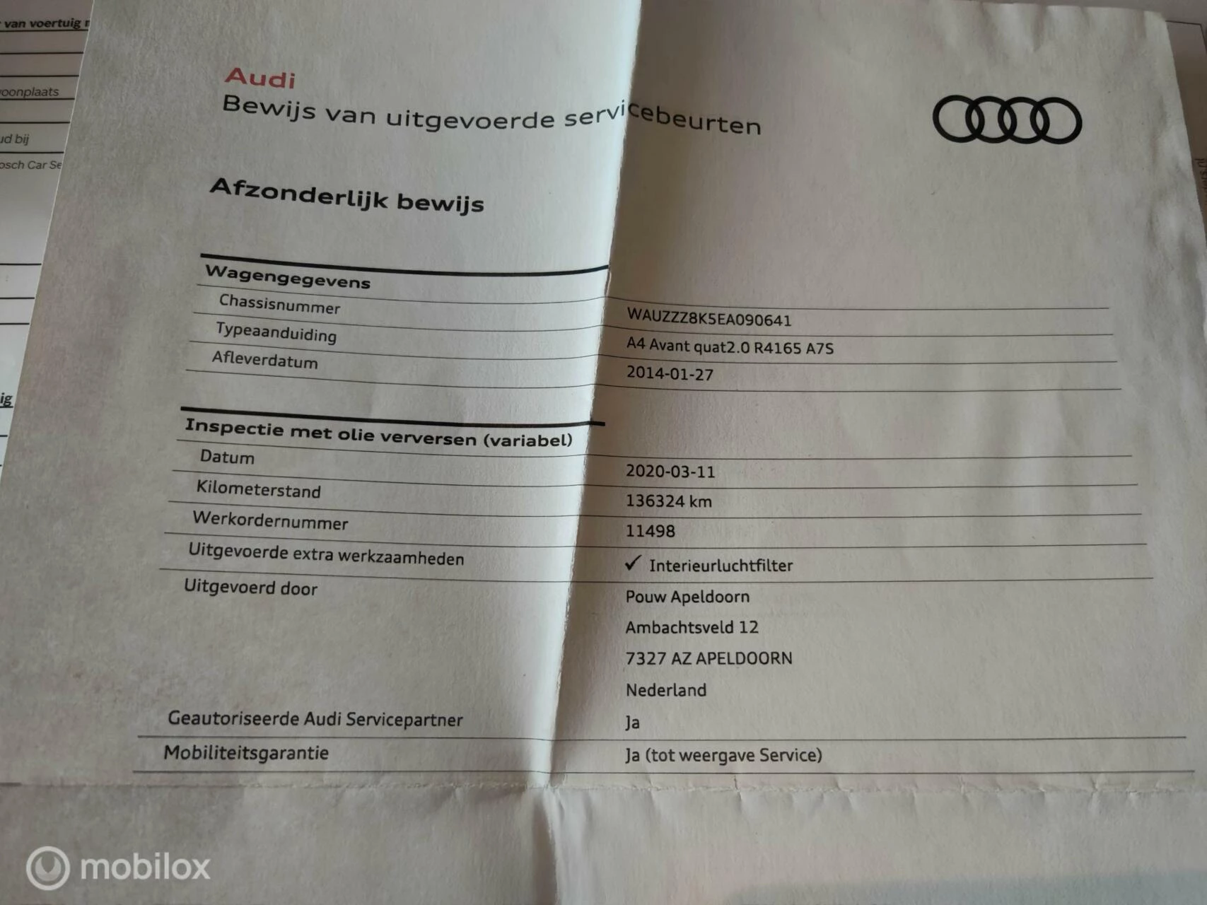 Hoofdafbeelding Audi A4