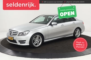 Mercedes-Benz C-klasse 180 AMG Sport | Stoelverwarming | Xenon |  Half leder | Navigatie | Climate control | Park Assist | Cruise control | Bluetooth