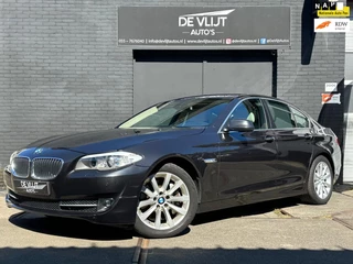 BMW 5-serie 528i 258PK High Ex | Head-up | Navi | Leer | Bi-Xenon | trekhaak | Automaat | Achteruitrijcamera | Memory Stoelen |