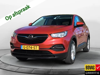 Opel Grandland X 1.2 Turbo Edition 1e-Eig. & Dealer-Onderh. BOVAG-Garantie. NL-Auto, Panoramadak, Trekhaak, Navigatie/Apple-Carplay/Android-Auto, Parkeersensoren-V+A, Verwarmde/Stoelen/Stuur, DAB, Privacy-Glas