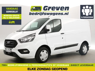 Ford Transit Custom 280 2.0 TDCI L1H1 Airco LED Cruise Trekhaak 3 Persoons PDC Stoelverwarming Elektrpakket