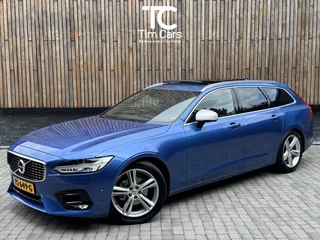 Volvo V90 2.0 D3 R-Design Automaat | Panoramadak | Leren bekleding | Camera met rondomzicht | Bowers&Wilkins | Adaptieve cruise control | Head-up Display | Apple CarPlay | LED | Parkeersensoren voor en achter
