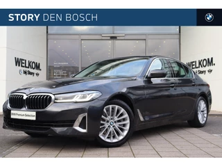 BMW 5 Serie 520i High Executive Luxury Line Automaat / Trekhaak / Laserlight / Comfortstoelen / Live Cockpit Professional / Stoelverwarming