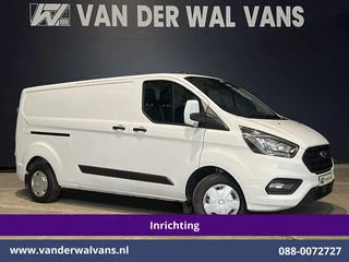 Ford Transit Custom 2.0 TDCI L2H1 Inrichting Euro6 Airco | Navigatie | Camera | LED | Cruisecontrol | Android Auto Parkeersensoren, Verwarmde voorruit, Stoelverwarming, Bijrijdersbank, 2800kg trekvermogen