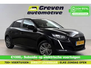 Peugeot e-208 EV Active Pack 50 kWh | Snelladen | SOH 95% | Clima | Carplay | Cruise | LED | Navi | Parkeersens.